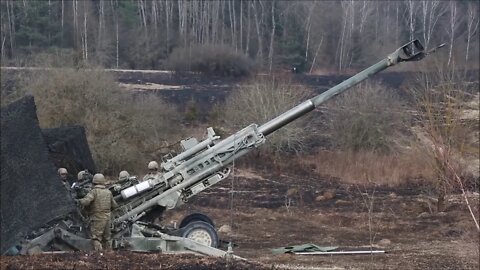 173rd Airborne Brigade Artillery Live-Fire - Dynamic Front 18