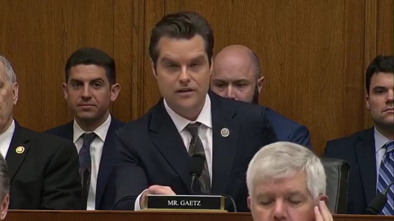 Rep. Matt Gaetz Grills Merrick Garland On The DOJ's Involvement In The Trump Trial