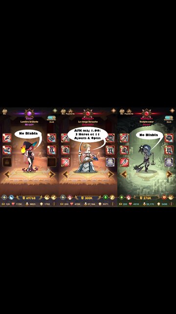 AFK Arena Txt MAJ 1.90 musique no blabla