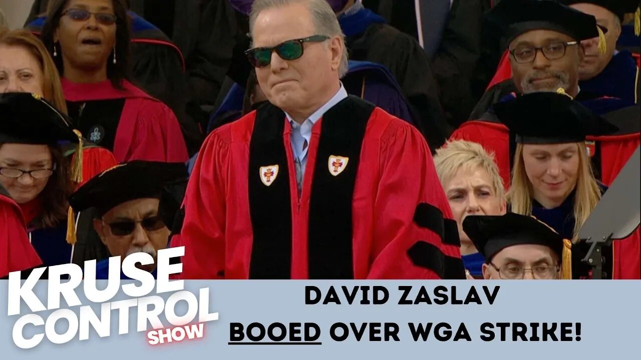 David Zaslav BOOED At for WGA Strike!