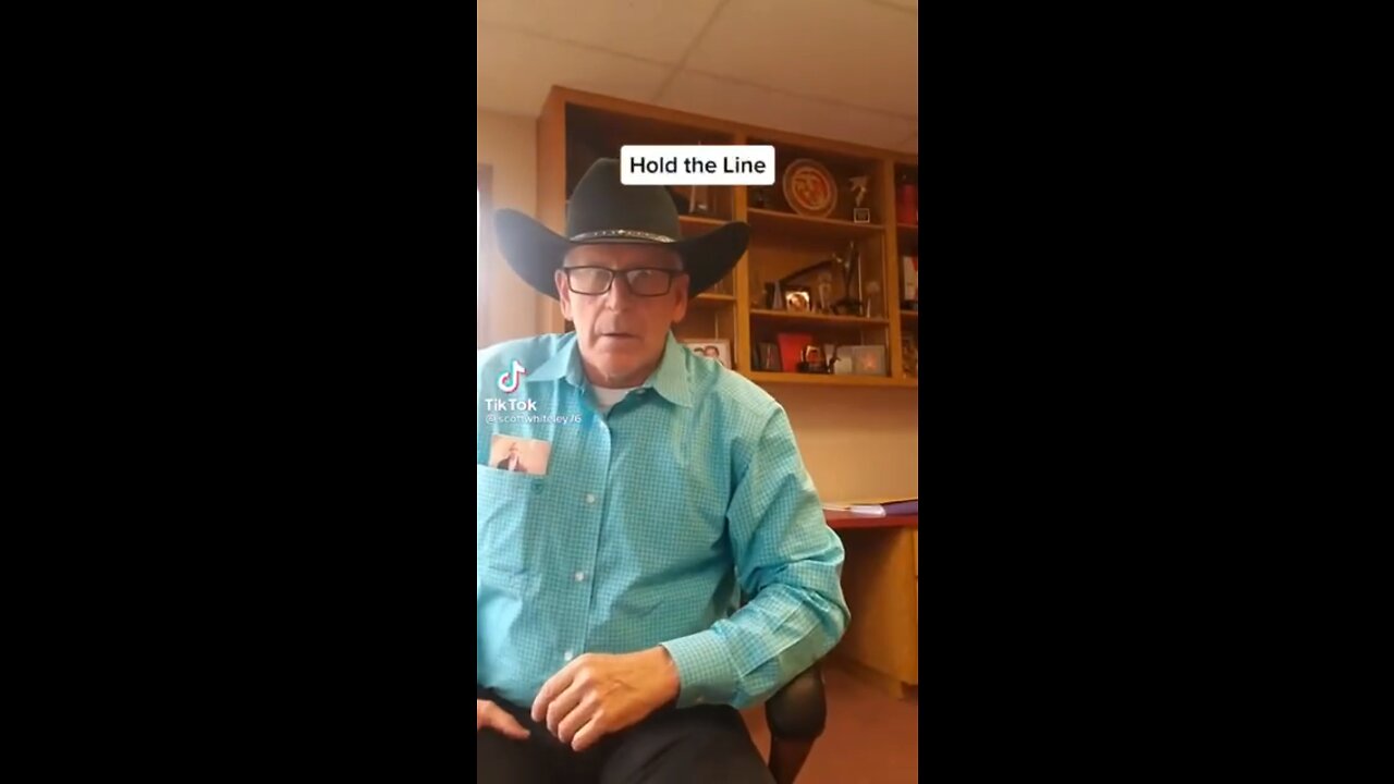 Hold The Line message from a Cowboy. Humanity needs us all United! Fight for the US Constitution!