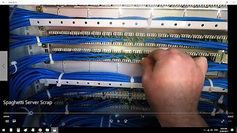Spaghetti Server Scrap Out - Wire, Routers, RJ45 Connectors & Couplers