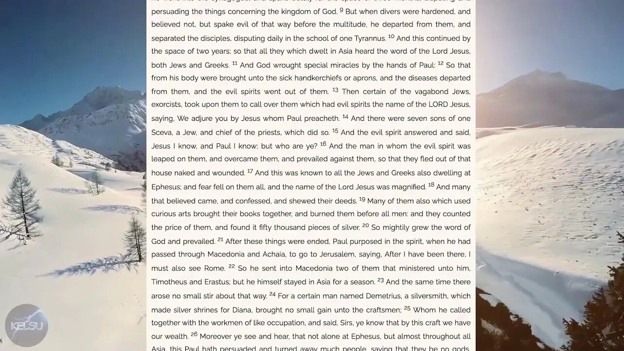 Coomer Landlord Narrates The 1611 King James Bible 24/7 - Audio TTS Authorized KJV Live