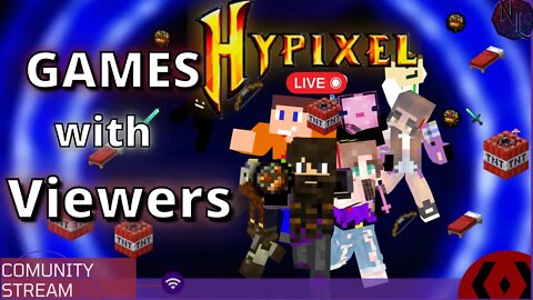 VOD~ Playing on Hypixel w/ YOU!!!