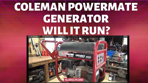 coleman powermate generator, will it run?