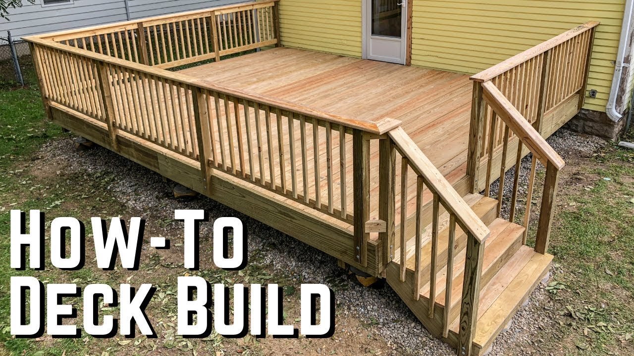 How To Build A Deck // DIY Home Improvement