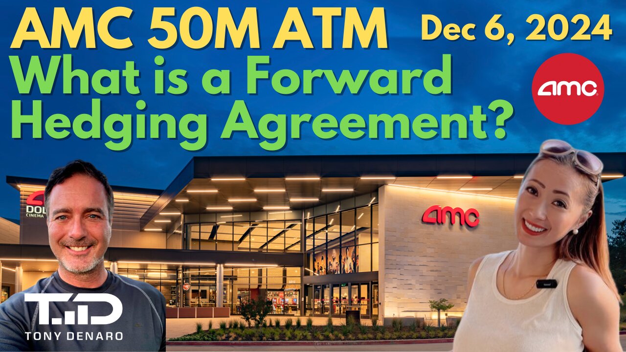 AMC 50M sh ATM - What's a Forward Contract / Forward Hedging Agreement?