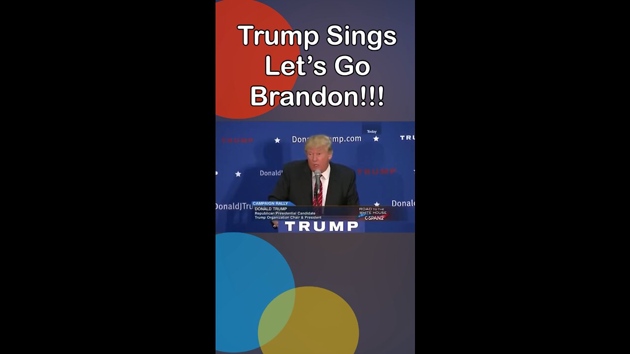 Trump Signs Lets Go Brandon Song