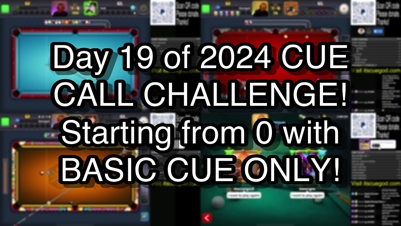 Day 19 of 2024 CUE CALL CHALLENGE! Starting from 0 with BASIC CUE ONLY!