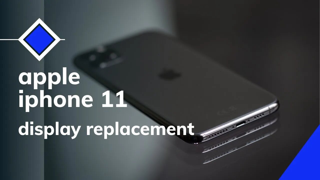 Iphone 11, screen replacement, repair video