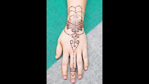 Beautiful mendhi design