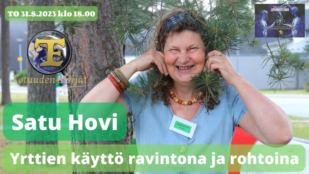 ATOMIstudio Satu Hovi Yrttien käyttö ravintona ja rohtoina