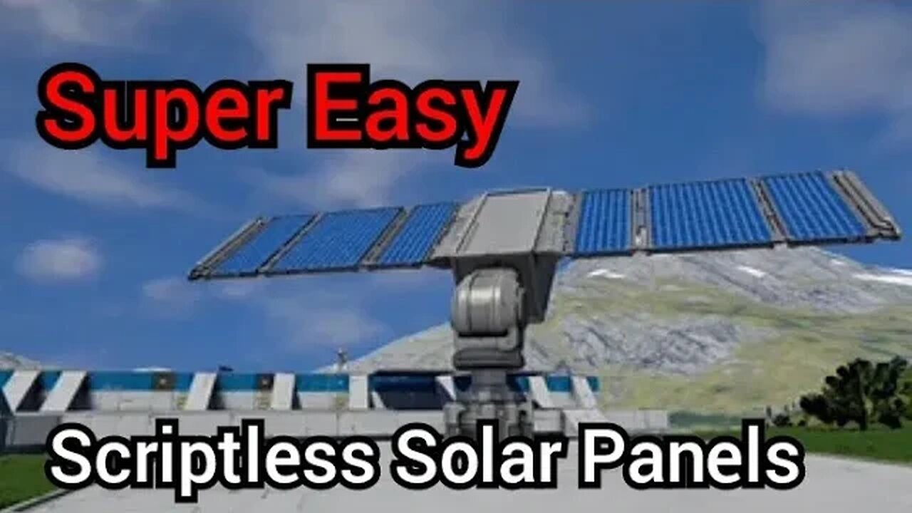 Better Scriptless Solar Pannels