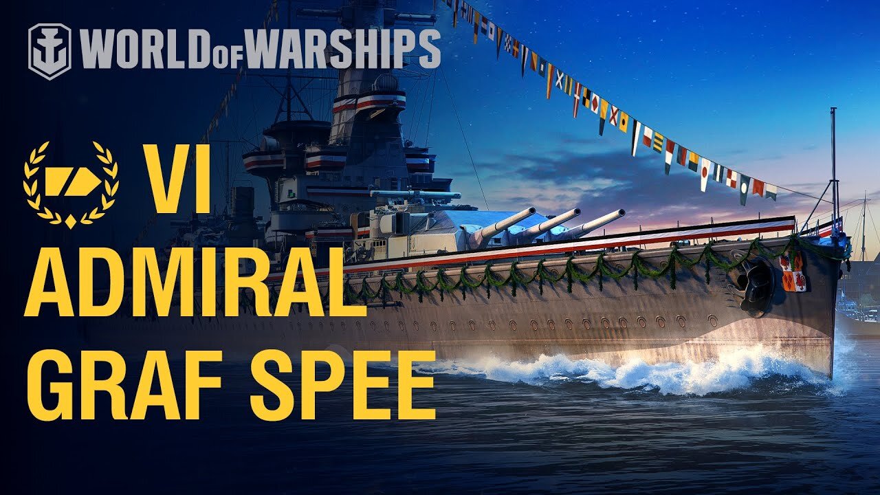 World of Warships Blitz KMS Admiral Graf Spee Gameplay Special Event Episode.