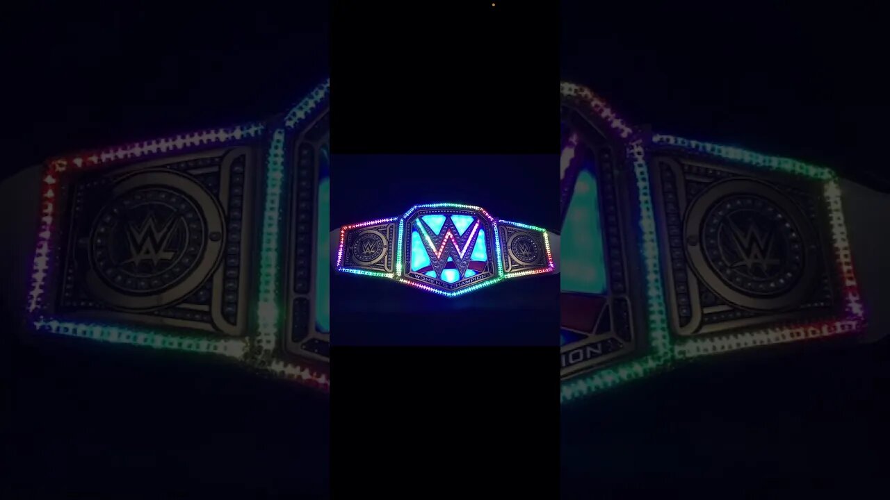 Naomi's Custom Glow WWE Title Cost How Much To Make?!?! #shorts