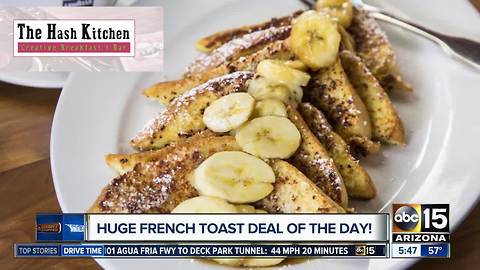 Celebrate French Toast Day with a huge breakfast deal!