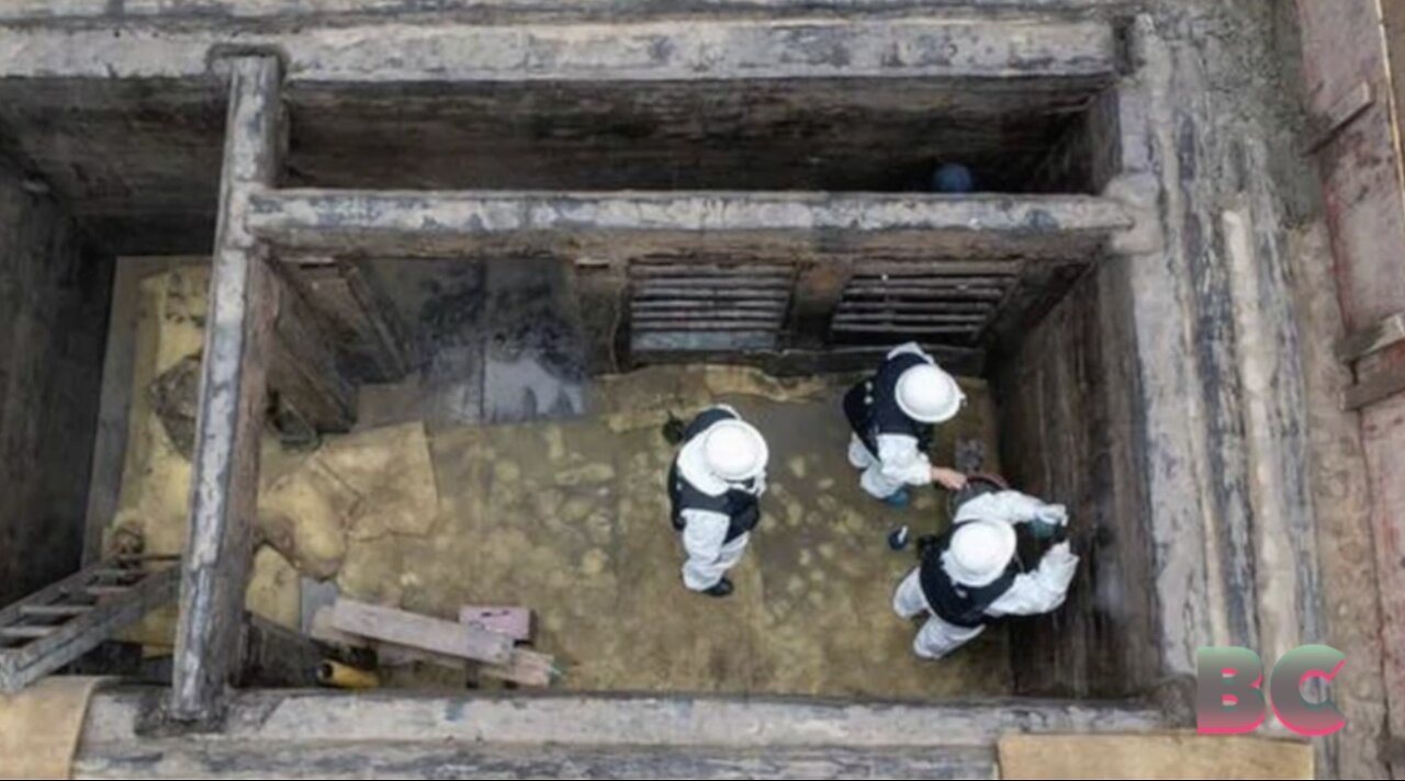 Ancient tomb holding hundreds of relics unearthed in China