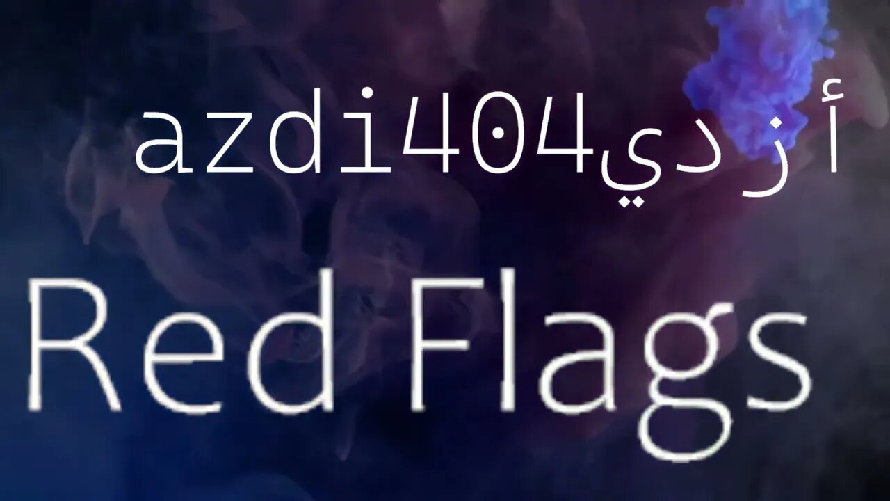 red flags --- (spoken word poetry + music - no singing or rapping)