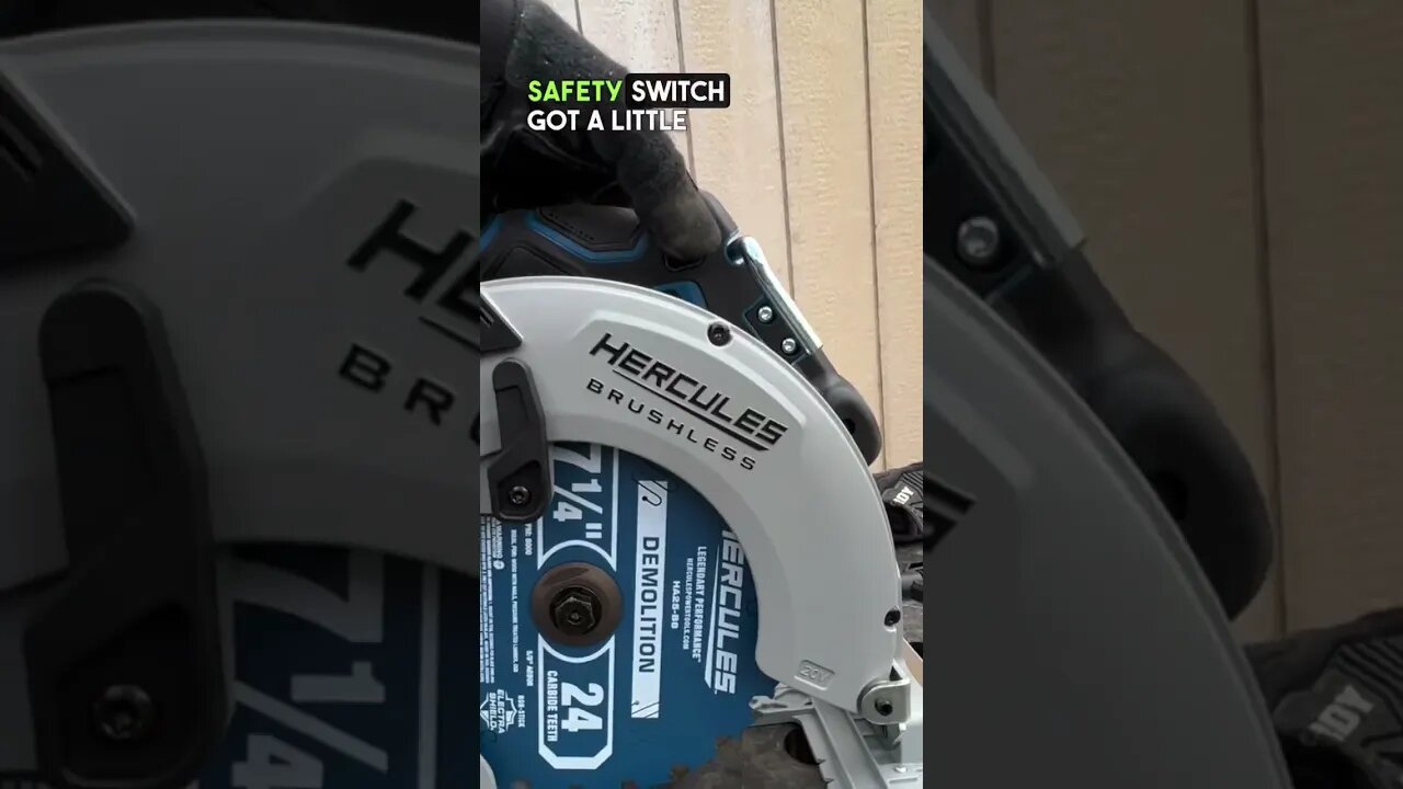 Hercules 20V Brushless 7 1/4 Circular Saw @harborfreight Pro Grade!