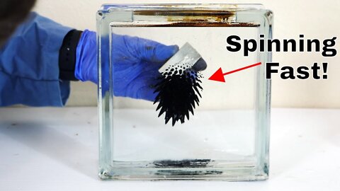 What Happens When You Spin Ferrofluid Super Fast?