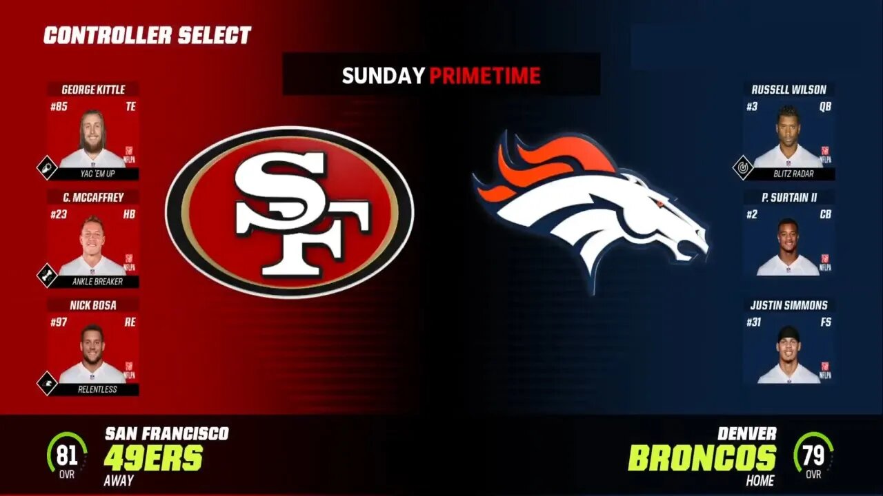 Madden Nfl 23 49ers Vs Broncos Simulation Franchise S1 W3