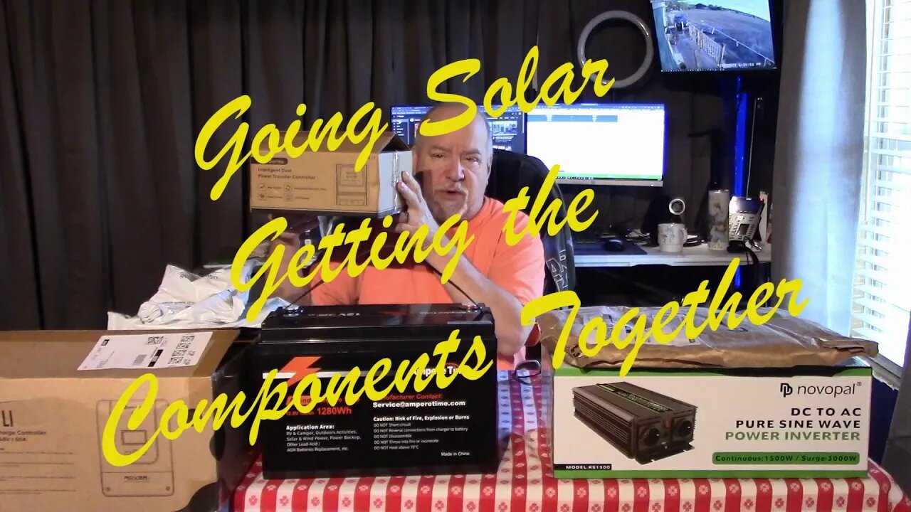 Going Solar - Getting the components together.