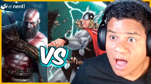 REAGINDO a THOR E KRATOS JÁ SE ENFRENTARAM NOS QUADRINHOS | React Anime Pro