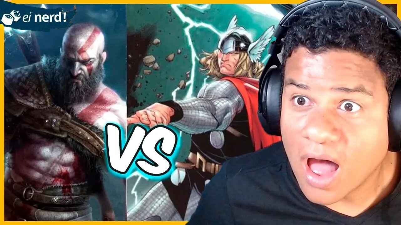 REAGINDO a THOR E KRATOS JÁ SE ENFRENTARAM NOS QUADRINHOS | React Anime Pro
