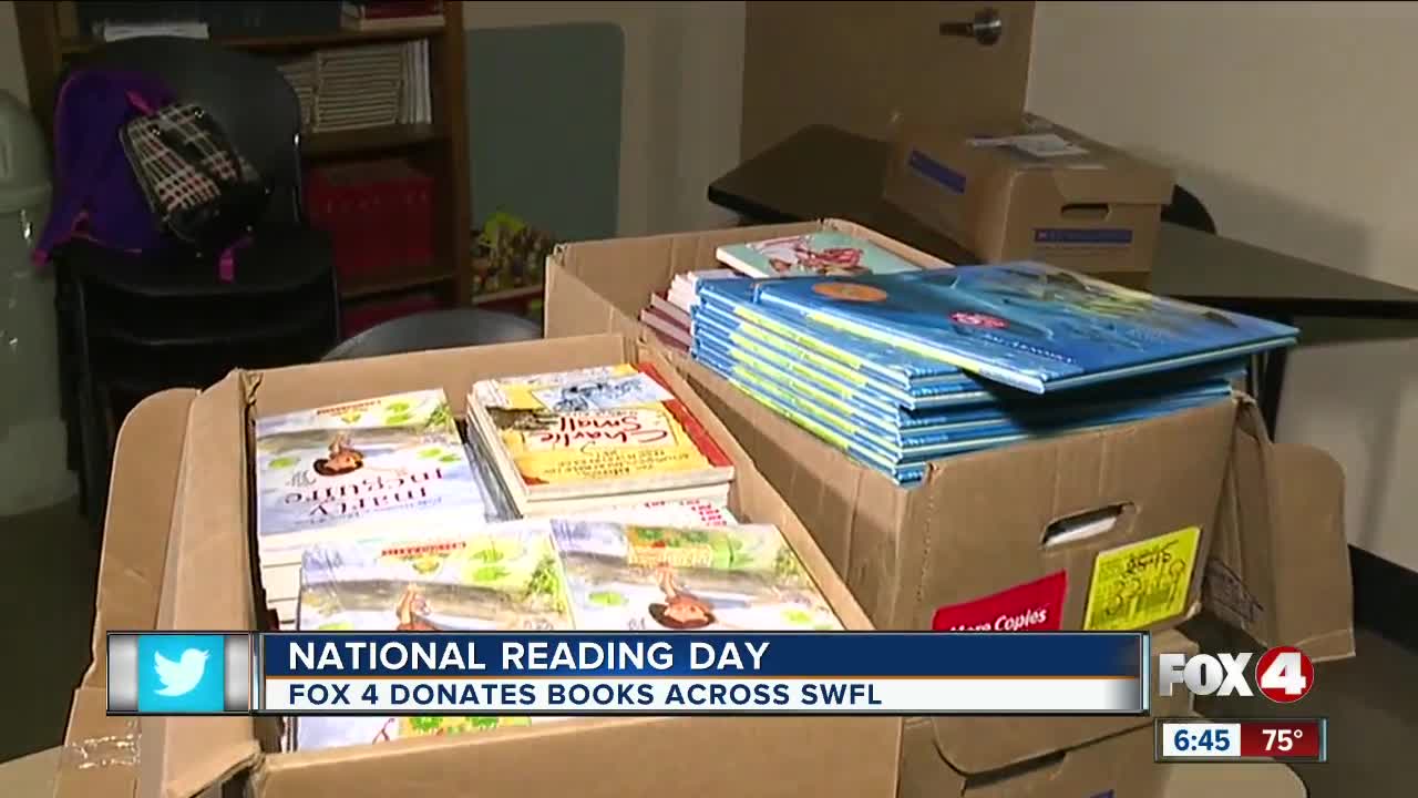 Fox 4 donates books across Southwest Florida