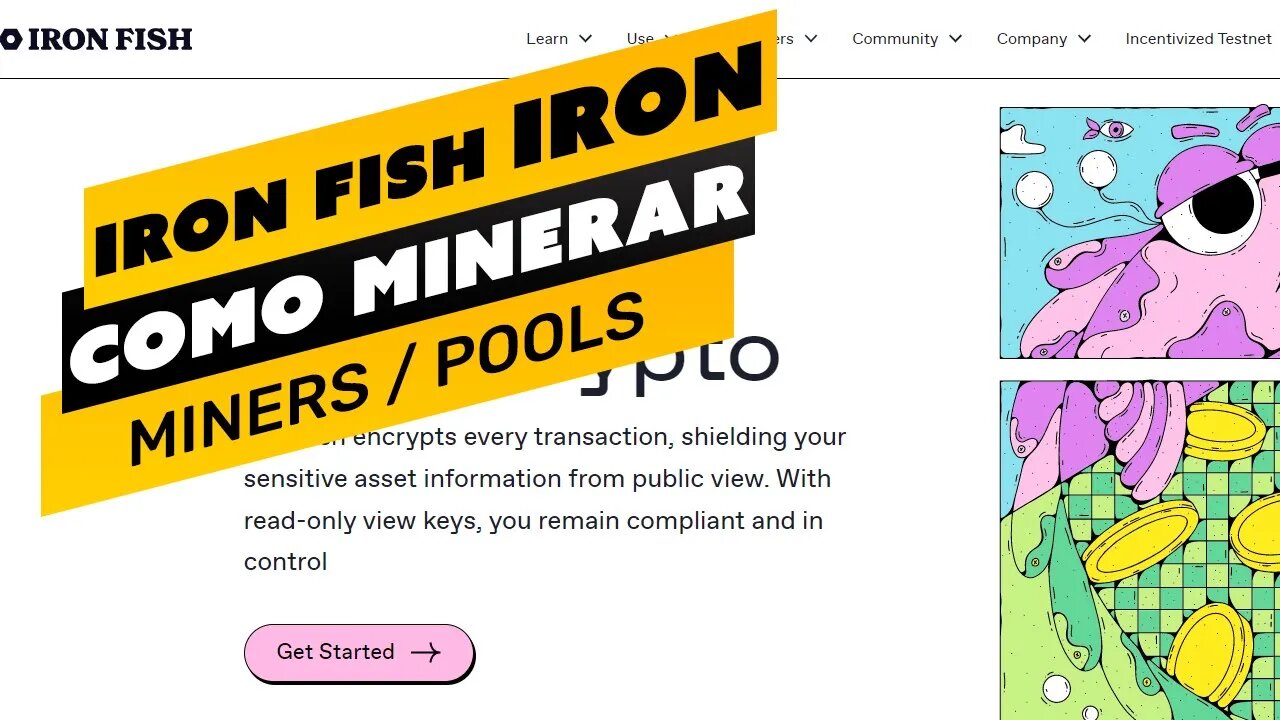 📽️ LIVE! IRON FISH - WALLET / POOLS / OVERCLOCKS / MINERADORES