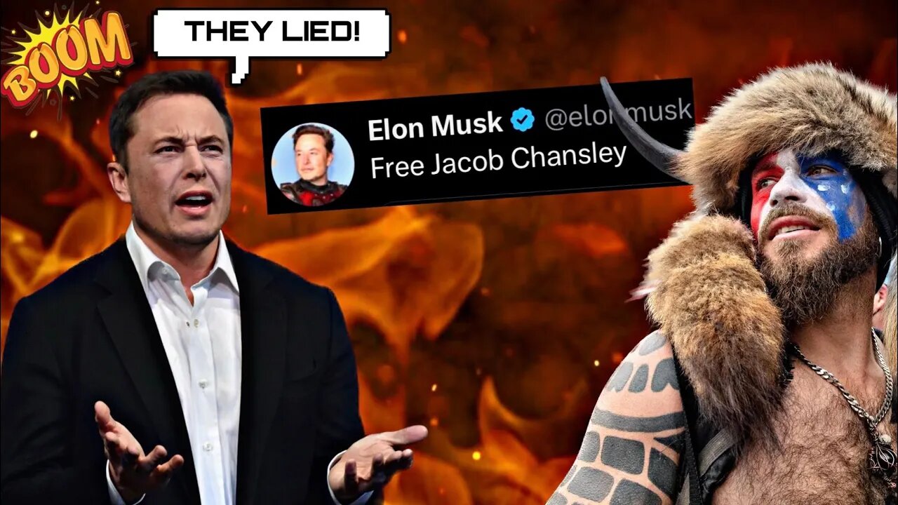 Elon Musk EXPLODES on Twitter Over NEW shocking video surfacing of “QAnon Shaman” ON J6!