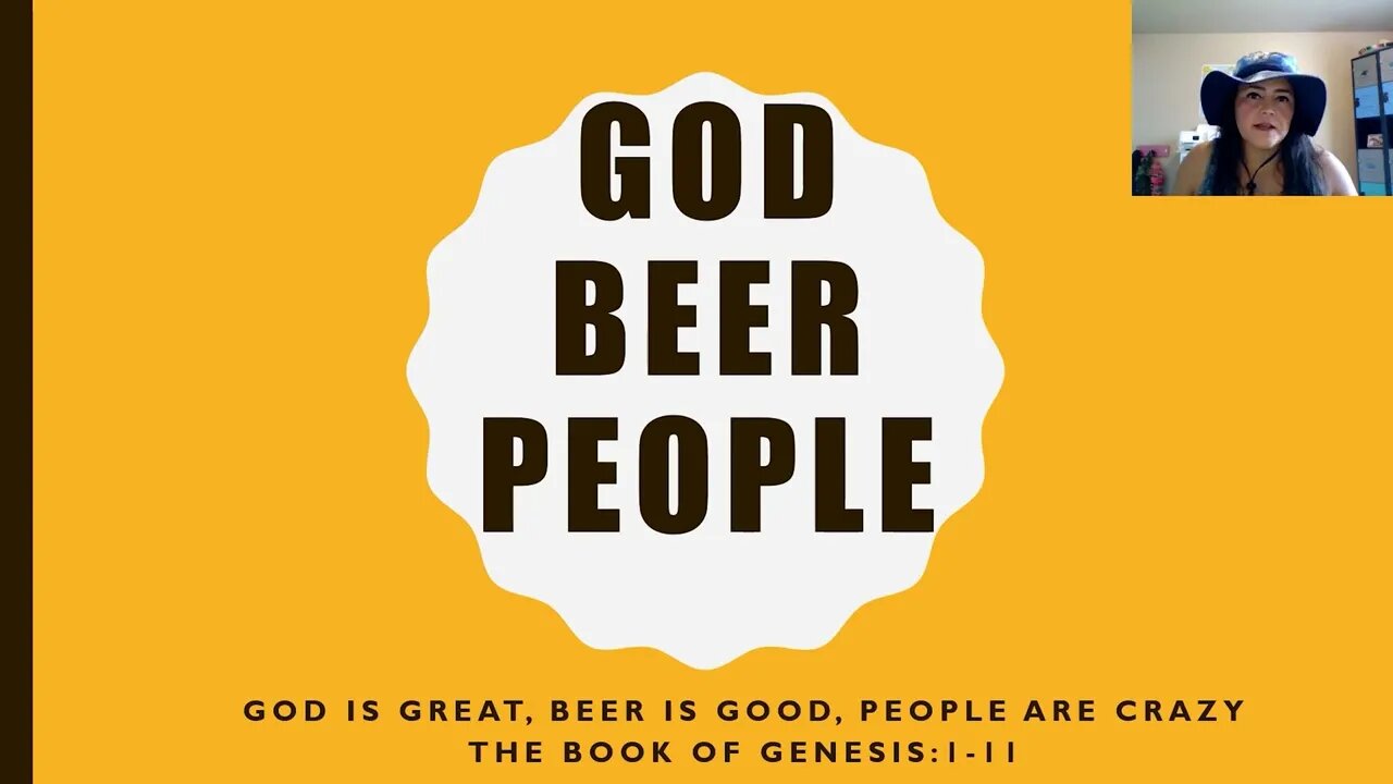 GOD, BEER, PEOPLE