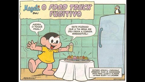 Magali em-O food truck fugitivo | Gibis do Rapha 2