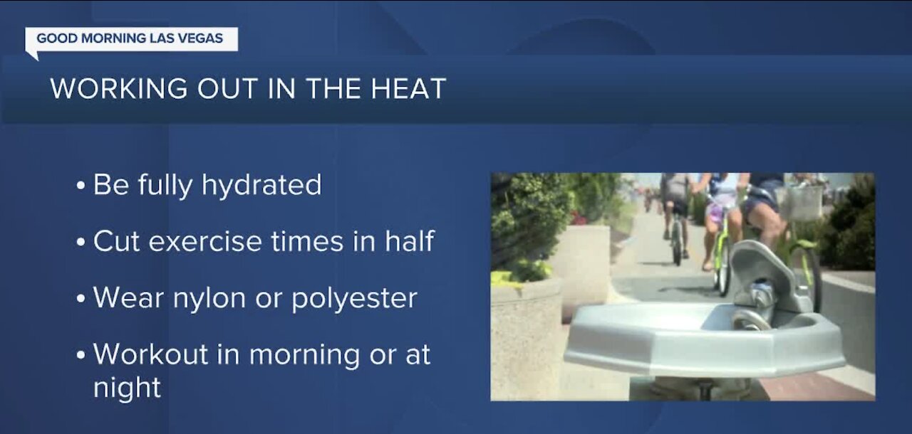 Exercising in heat can be dangerous