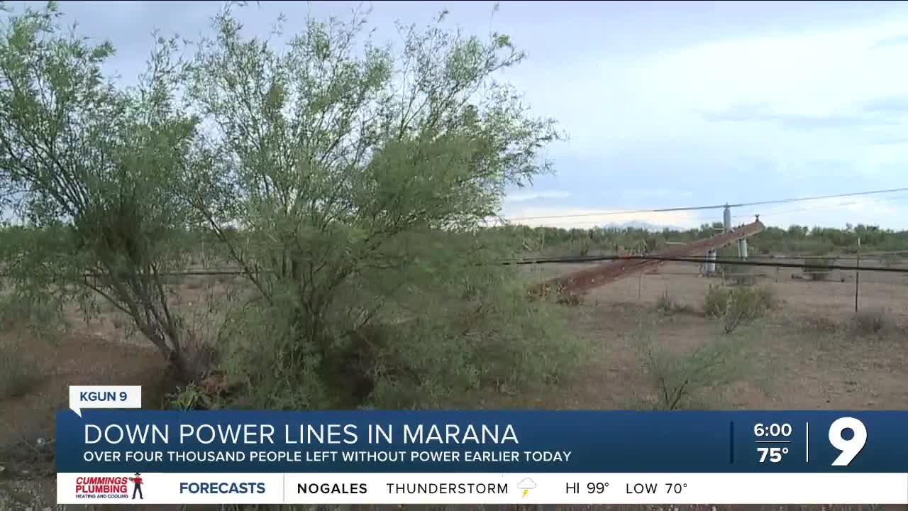 Marana storm damage