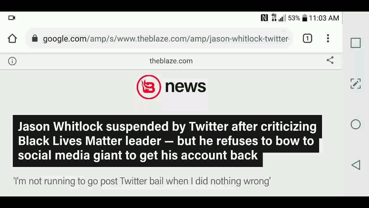 More Big Tech Censorship...