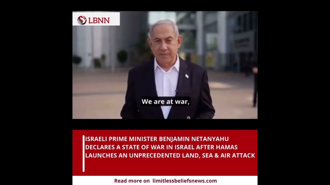 Breaking News: Israel's Prime Minister Addresses Nation Amidst Ongoing Conflict with Hamas