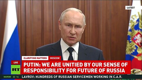 Putin addresses the nation on fate of Wagner PMC