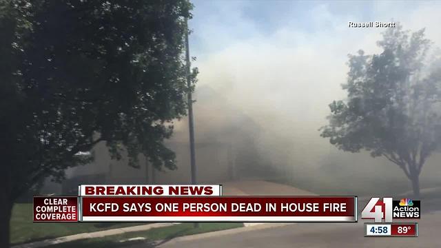 One dead after house fire in KCMO
