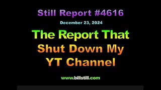 4616-g, The Report That Shut Down My YT Channel, 4616