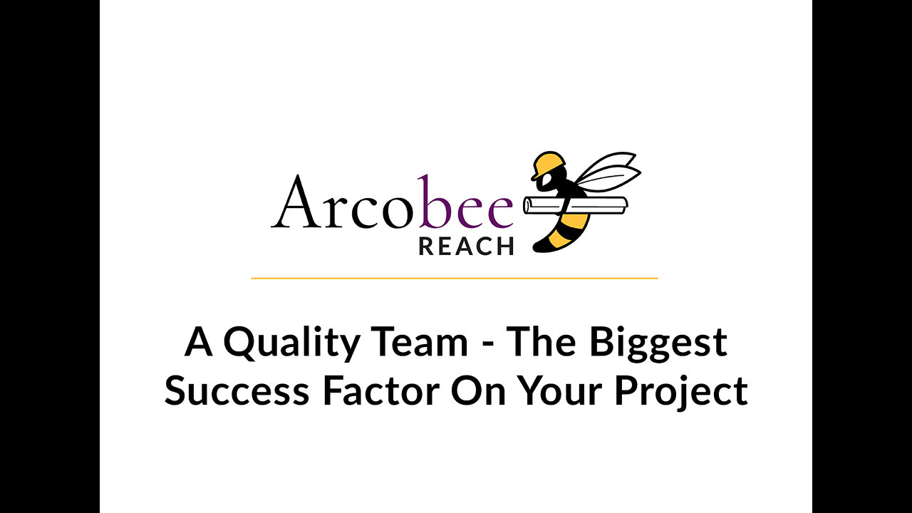 005 - A Quality Team, The Biggest Success Factor On Your Project