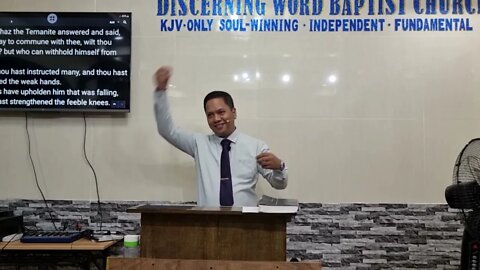 "They die without wisdom" - Job 4: Eliphaz 1 - (Baptist Preaching - Ph)