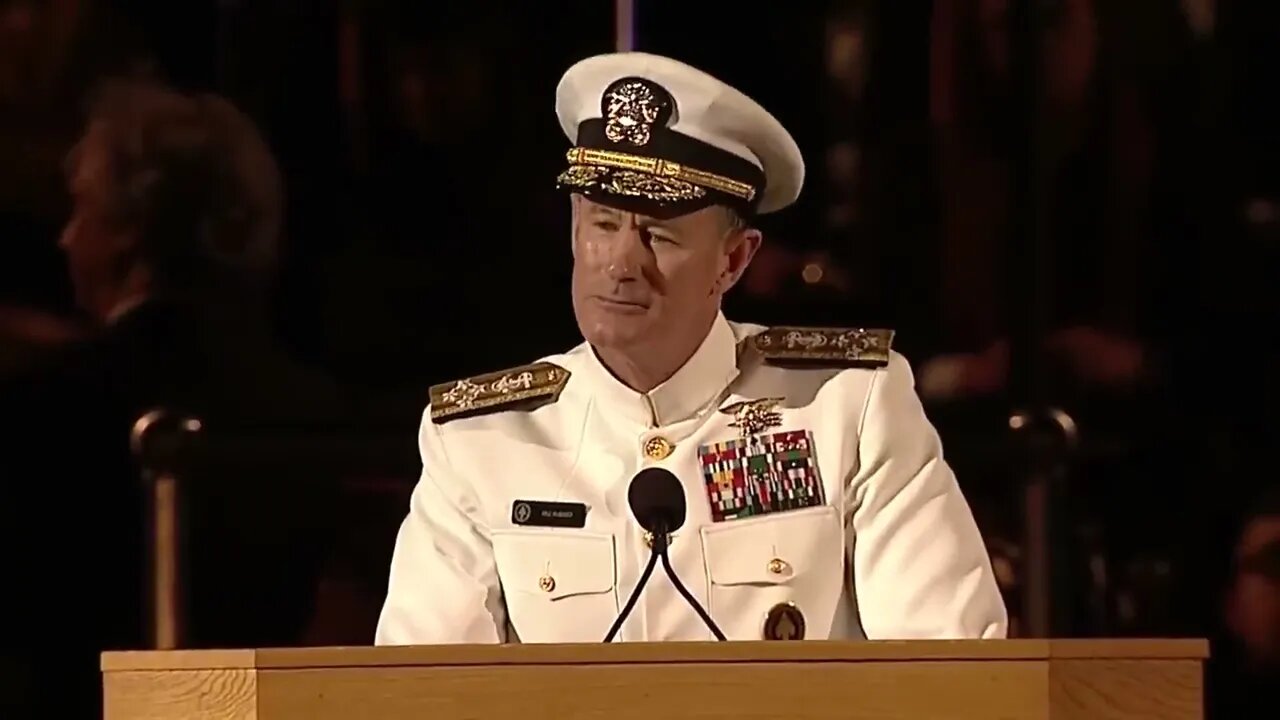 Make your bed — Adm William McRaven, University of Texas, 2014