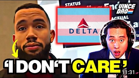 BASED Delta Employee CONFRONTS Trans Activist Over PRONOUNS at Airport Terminal