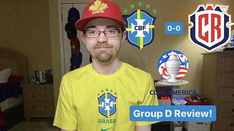 RSR6: Brazil 0-0 Costa Rica CONMEBOL Copa América 2024 Group D Review!