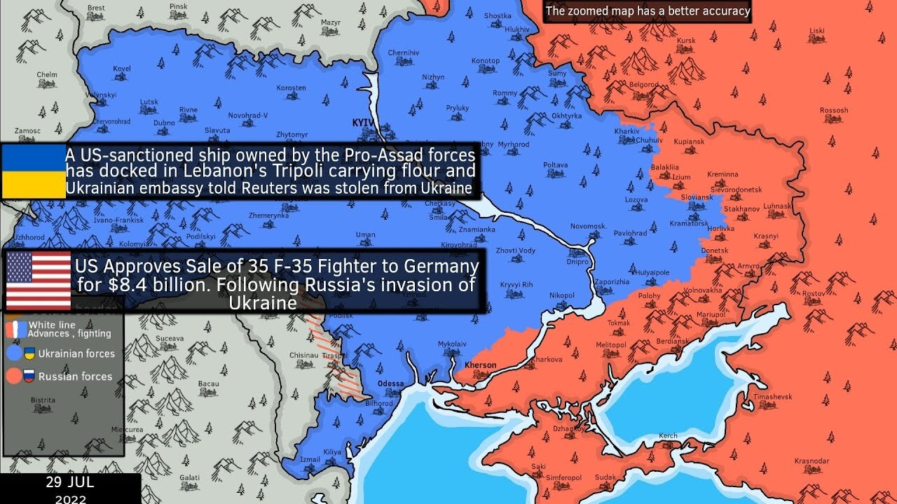 Russian invasion of Ukraine [29 Jul 2022] 'Today'