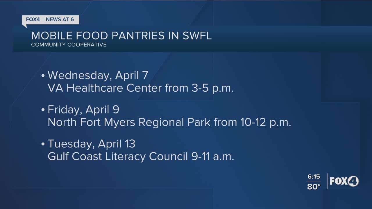 Mobile food pantries in Southwest Florida