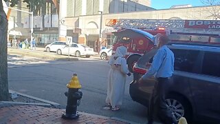 Boston fire department investigating the alarm on Dartmouth Street