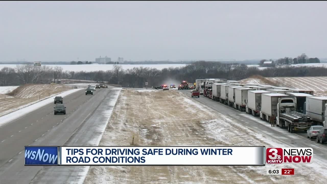 Driving safe during winter road conditions