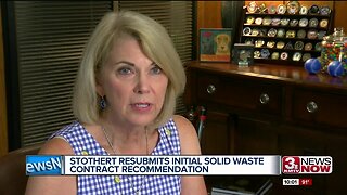 Stothert resubmits initial solid waste contract recommendation